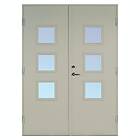 Scandidoor Parytterdörr KNOP PARDÖRR 14x20 Vä LjusGrå Klar 87125