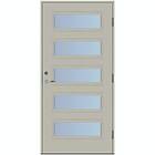 Scandidoor Ytterdörr Oscar OSCAR 10x20 Vä Ljusgrå Frost 73325