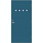 Scandidoor Ytterdörr Not NOT 10x20 Vä Blå Klar 80213