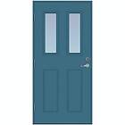 Scandidoor Ytterdörr Knut KNUT 10x20 Vä Ljusblå Klar 73743