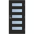Scandidoor Ytterdörr Oscar OSCAR 10x21 Vä Svart Frost 73467