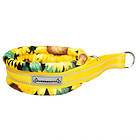 Kusse&Kutta Hundhalsband Bred Modell Solrosor