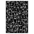 Arkiio Friezematta Face Ink Svart 160*230 98630