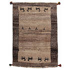 D-sign D-sign Persisk Matta Gabbeh Shiraz 750598 Handknuten matta Ull Grå/Creme 81x115c