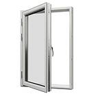 Svenska Fönster Sidohängt Svanenmärkt Aluminiumbeklätt Trä 3-Glas SP Alu 100x180 Vä 703111101850