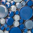 Tenfors Mosaik Splash Blue 30x30 cm SH8R-M5