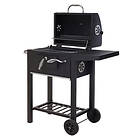 Unbranded Large Deluxe Garden Trolley Charcoal BBQ Portable Wheels Barbecue