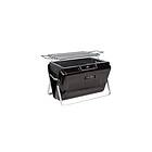 George Foreman GFPTBBQ1005B Go Anywhere Briefcase Charcoal BBQ, Portable, Sturdy Foldable Legs, Convenient Handle, Lightweight, Camping Blac