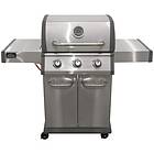 dellonda 3 Burner Deluxe Gas BBQ with Piezo Ignition, Stainless Steel DG16