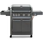 Tower T978526 Stealth Pro Six Burner Gas BBQ with Side Burner, Rotisserie Kit an
