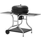 Outsunny Garden Charcoal Barbecue Grill Trolley BBQ Patio Heating Black