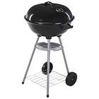 ProGarden Kettle Barbecue on Wheels Black BBQ Plancha Grill Outdoor Patio
