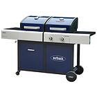 Outback Dual Fuel 2 Gas/Charcoal Barbecue Blue