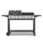 Tower Goucho Gas Bbq Grill With Plancha Black