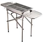 Outsunny Stainless Steel Folding Charcoal BBQ