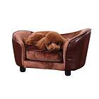 PawHut Pet Chair & Bed Indoor W/ Removable Cushions Brown
