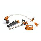Flymo C-Link 20 V 3-in-1 Combi Pack with Grass/Hedge Trimmer/Blower, Orange