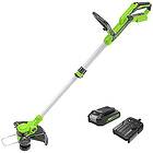 Greenworks G24LT30K2 Cordless Strimmer for Small to Medium Gardens, 30cm Cutting