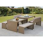 Store Direct (Brown) GSD Rattan Space Saving Furniture Set Brown