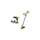Ryobi R18PD3-215GZ 18 V ONE+ Cordless Combi Drill Starter Kit (2 x 1.5 Ah) & OLT