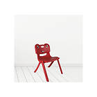 Unbranded (Red) Plastic Kids Chairs Indoor Outdoor Garden Stackable Toddler Children Chair NEW Blue