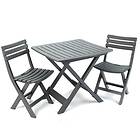 Idooka (Anthracite) idooka Outdoor Garden Patio Balcony 3 Pieces Folding Camping