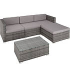 Grey Poly-Rattan Florence Garden Furniture Set