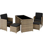 Palermo Rattan Seating Set lounge, lounge set, rattan seating set nature Cream