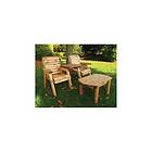 Charles Taylor Twin Dining Set With Straight & Cushions Green