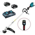 Makita DUR369LZ Twin LXT 18v 36v Li Brushless Brush Cutter Strimmer 43cm 2x6Ah