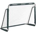 Relaxdays Football Goal, Garden Play Equipment, Kids & Adults, hwd 110 x 150 75 cm, Metal, Goalposts, Training, Grey