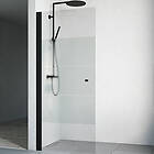 Macro Design Dusjdør Spirit Rett Skvägg 97 Kn Sv Sc DLSTS97KSC