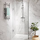 Alterna Duschdörr Luxor Nisch AL LUXOR NISCHDÖR 87 10TL VIT 7331322