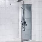 Alterna Duschvägg Lusso 807,5 mm Gråtonat Glas 7377067