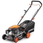 Push FUXTEC petrol lawnmower cutting width 43cm 40L grass collector FX-RM4346ECO