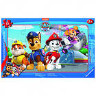 Ravensburger Rampussel: Paw Patrol Fyra modiga räddare 15 Bitar