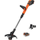 Black & Decker STC1820PC 18v Cordless Grass Trimmer 280mm 1 x 4ah Li-ion Charger