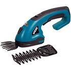 Mylek 2-in-1 Li-ion Cordless Hedge Trimmer & Grass Shears With 2 Blades Green & Black
