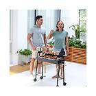 Outsunny Charcoal Grill Barbecue with Skewers