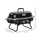 Outsunny Table-Top Gas BBQ 2 Burner