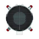 Tramontina Stainless Steel Barrel Charcoal BBQ Grill