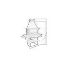 Callow Dark Stone Mediterrani Masonry BBQ Grill