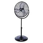 Draper 70430 230V Pedestal Fan, 20"/500mm, 120W, Fan for Office, Bedroom, Living Room, Kitchen, Black