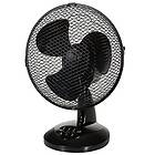 Zanussi 9" Inch, Portable Desk Fan, 2 Speed Settings, Wide-Angled Oscillation, Quiet Operation, Perfect for Bedroom or Office, Black ZNPDF09
