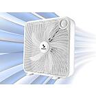 Beper P206VEN550 Box Fan 20 Inch Square With 5 Blades for Floor or Table, Design