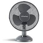 Schallen Small Plastic Blades 9" Portable Desk Table Oscillating Cooling Fan wit
