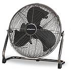 Schallen Gunmetal Grey Black Metal High Velocity Cold Air Circulator Adjustable 
