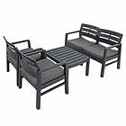 Trabella Venice Sofa Set Anthracite