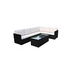 Royalcraft Berlin 6 Seater Corner lounging Set Black