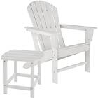 TecTake Rustic garden set 1 Chair, Table white/white